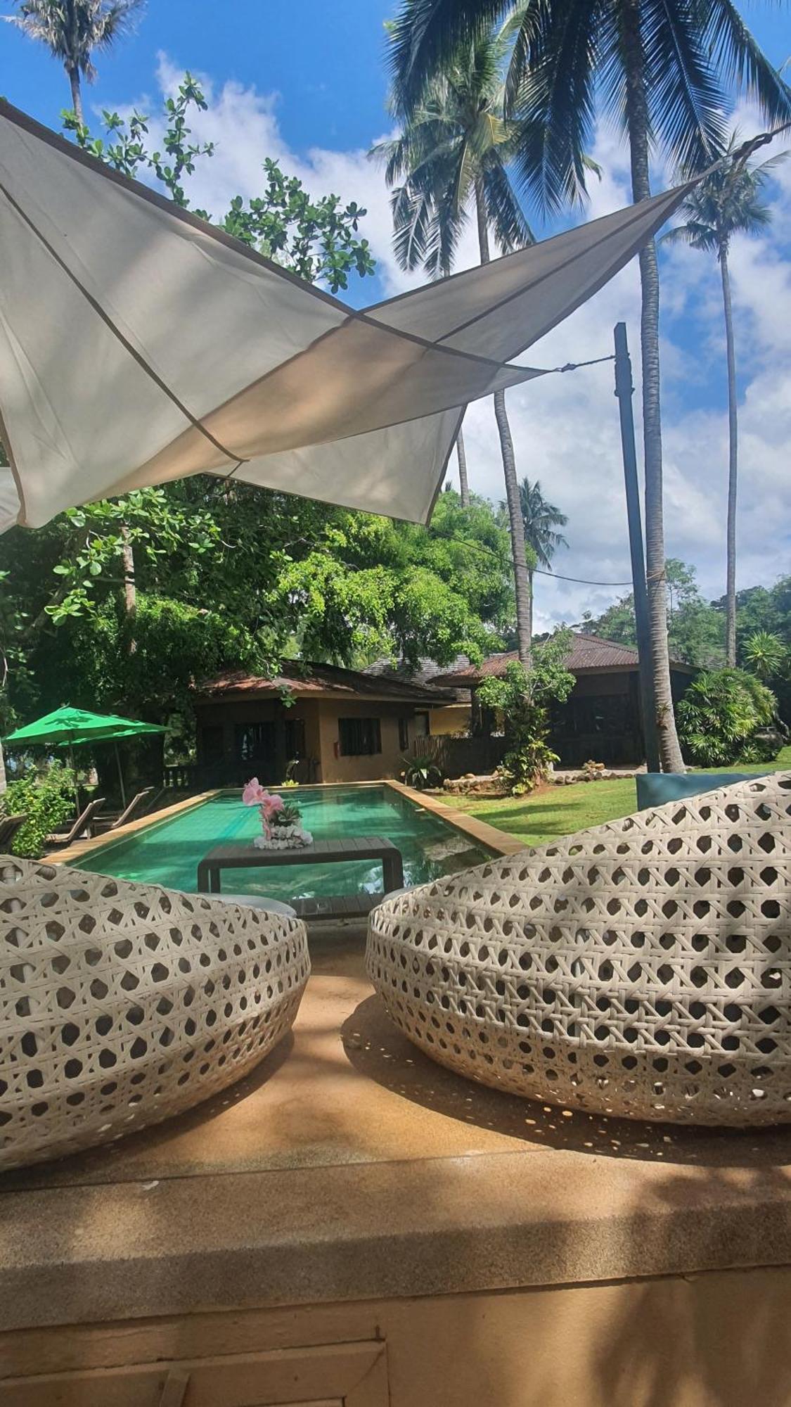Melina Beach Front Bungalows Tha Lane Bay Exterior foto