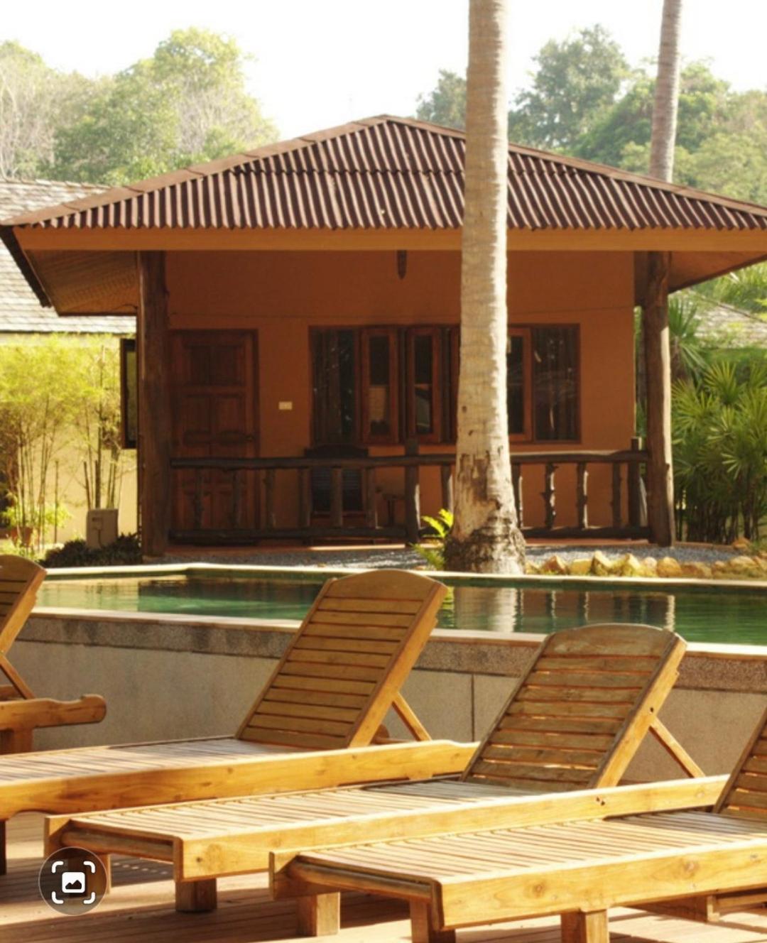 Melina Beach Front Bungalows Tha Lane Bay Exterior foto