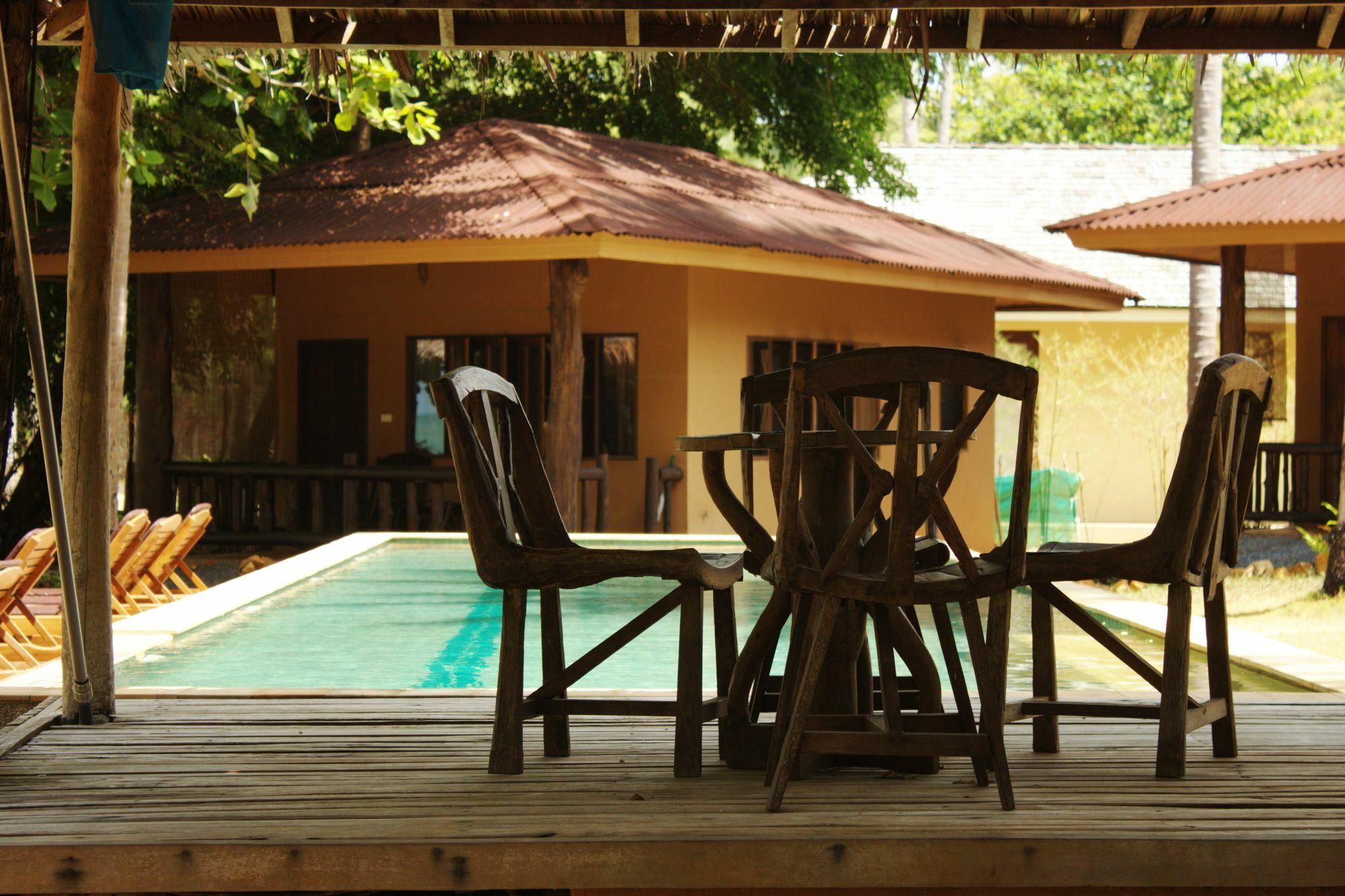 Melina Beach Front Bungalows Tha Lane Bay Exterior foto