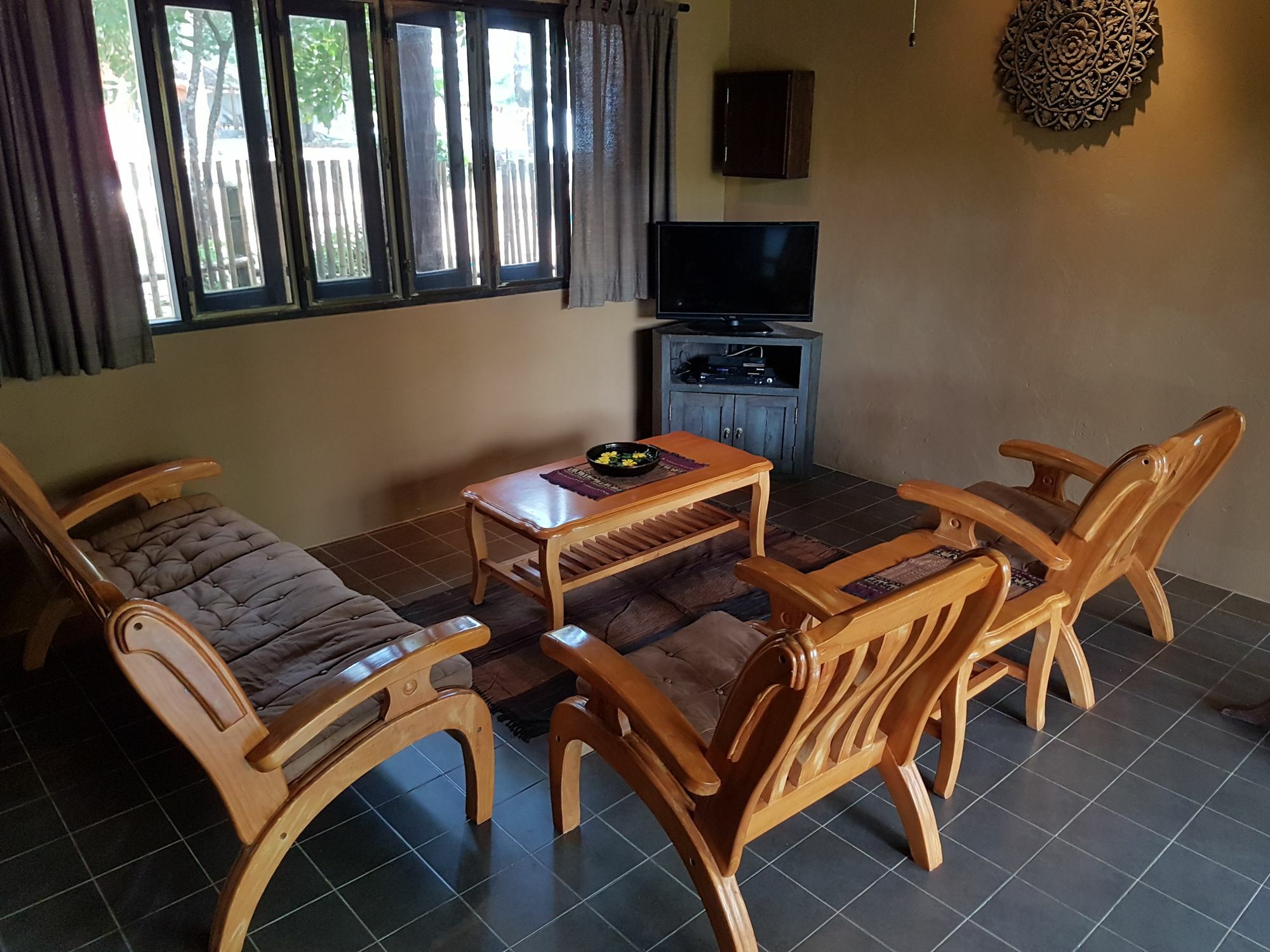 Melina Beach Front Bungalows Tha Lane Bay Exterior foto